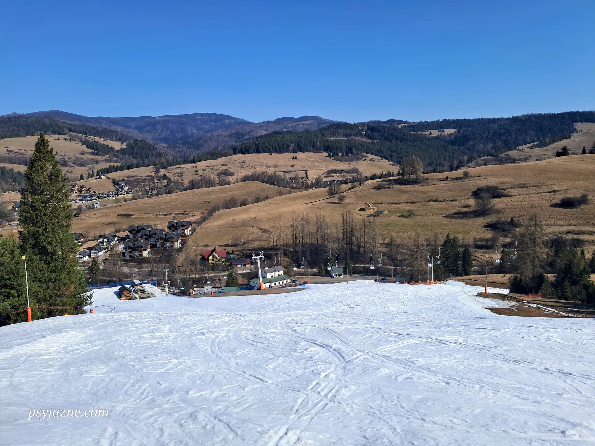 Jaworki ski górna stacja