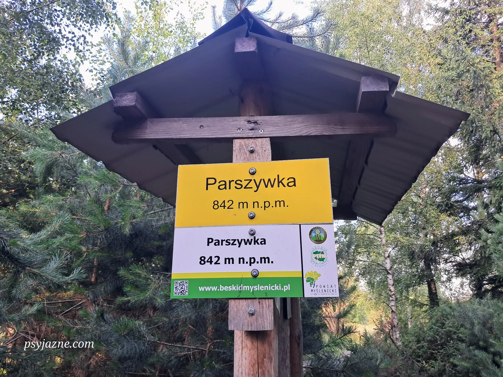Parszywka szczyt, Beskid Makowski