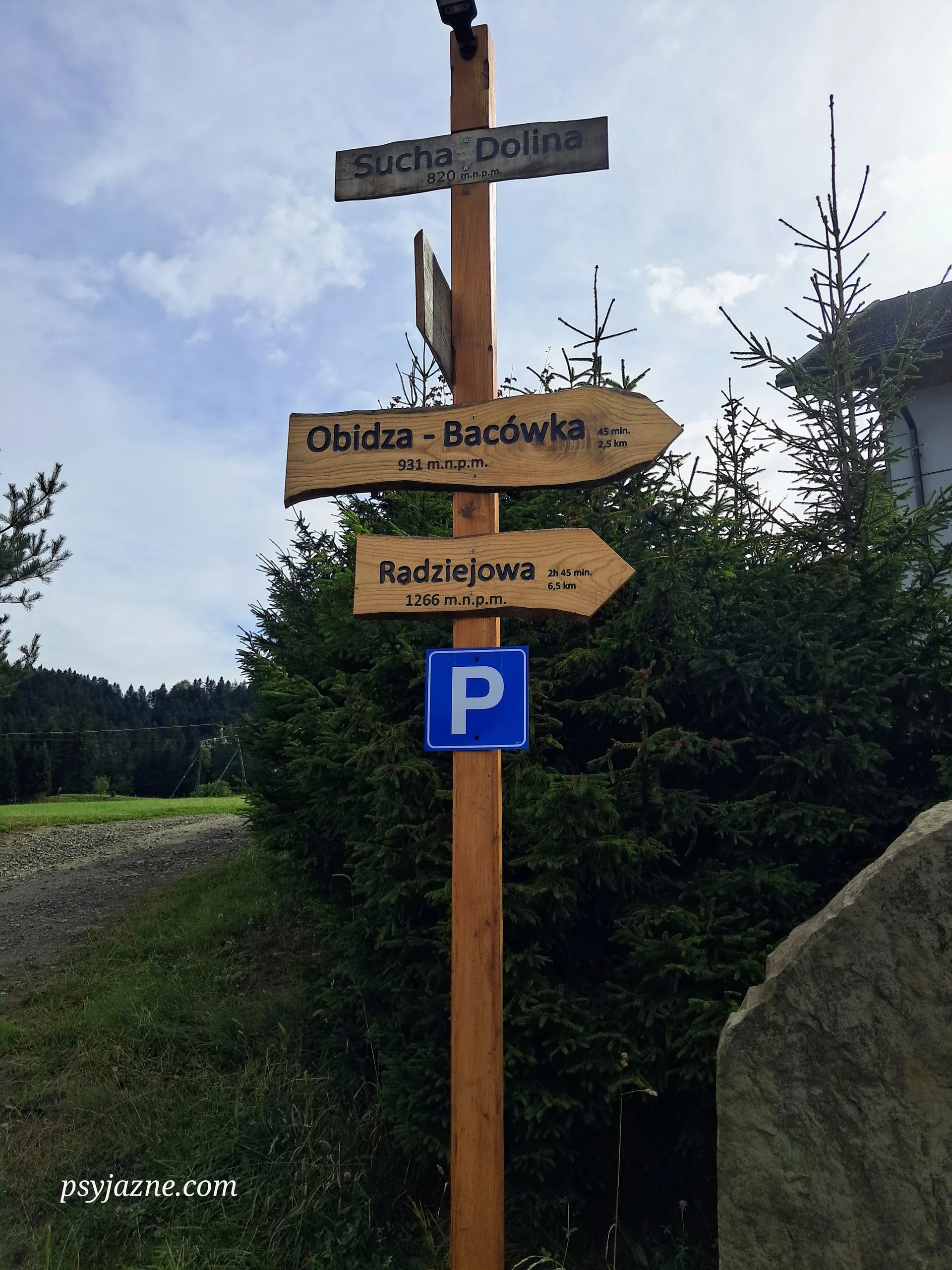 Parking w Suchej Dolinie, Piwniczna-Zdrój