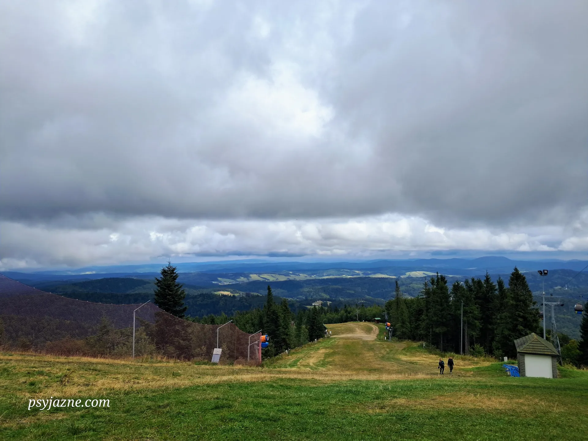 Widok na Beskid Niski, Lackowa
