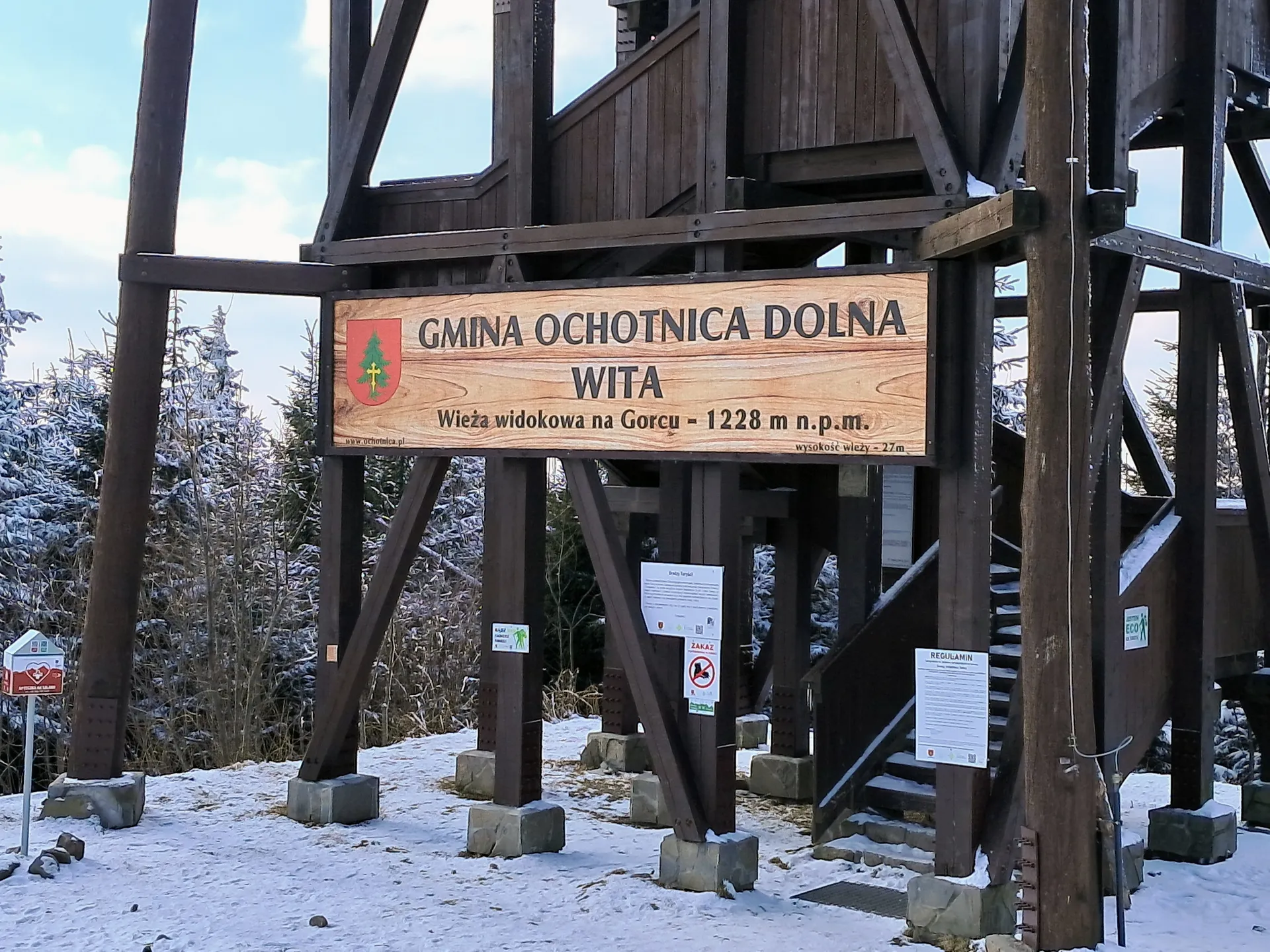 Wieża widokowa na Gorcu